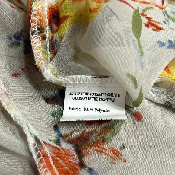 Y2K,vtg,MINT LIMIT  women XL, dress,sheer,chiffon type,bell ,tie,keyhole, NWT - Picture 7 of 15